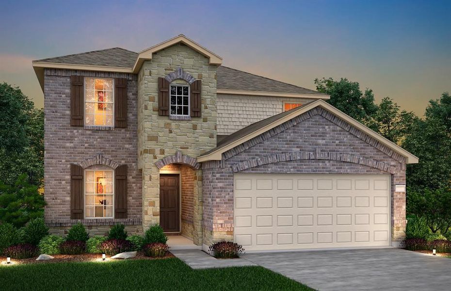 NEW CONSTRUCTION: Beautiful two-story home available at Arbordale in Forney