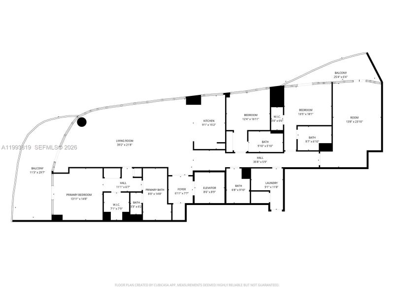 2D floor plan layout of this home in , Miami, FL (Image 5).