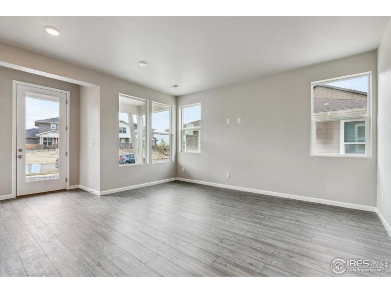 Spacious, unfurnished interior of a new home in Parkway at Prairie Center Village, Brighton (Image 15).