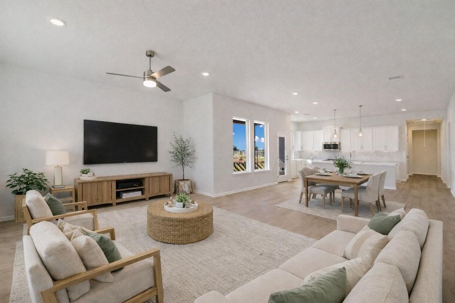 *Virtually Staged Family and Dining*