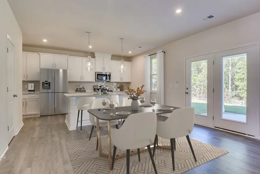 Dining Area and Kitchen