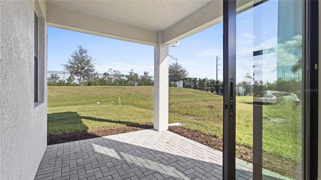 Exterior details and patio area of a home in Cresswind Lakewood Ranch, Lakewood Ranch (Image 3). Exterior details and patio area of a home in Cresswind Lakewood Ranch, Lakewood Ranch (Image 3).