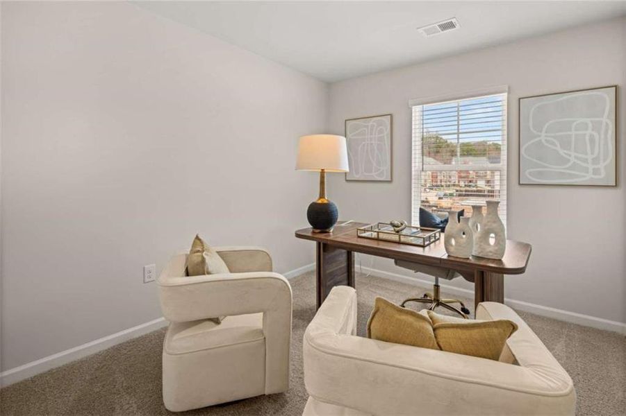 Furnished interior view inside a new home in Notting Hill at Arlington, Atlanta (Image 12). Furnished interior view inside a new home in Notting Hill at Arlington, Atlanta (Image 12).