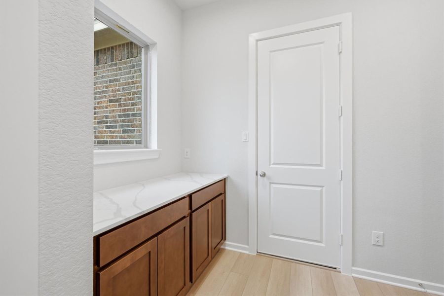 Furnished interior view inside a new home in Canterra Creek  60', Iowa Colony (Image 14).