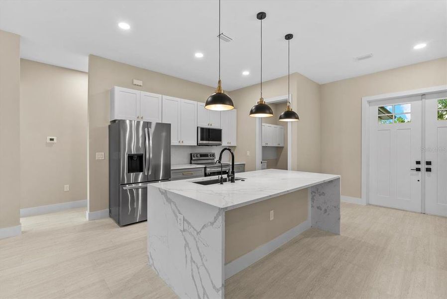 Furnished interior view inside a new home in , Port Charlotte (Image 7). Furnished interior view inside a new home in , Port Charlotte (Image 7).