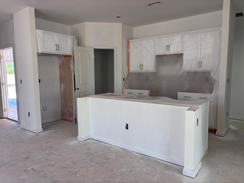 In-progress construction of a new home in Middleton Farms, Middlesex, NC (Image 8).