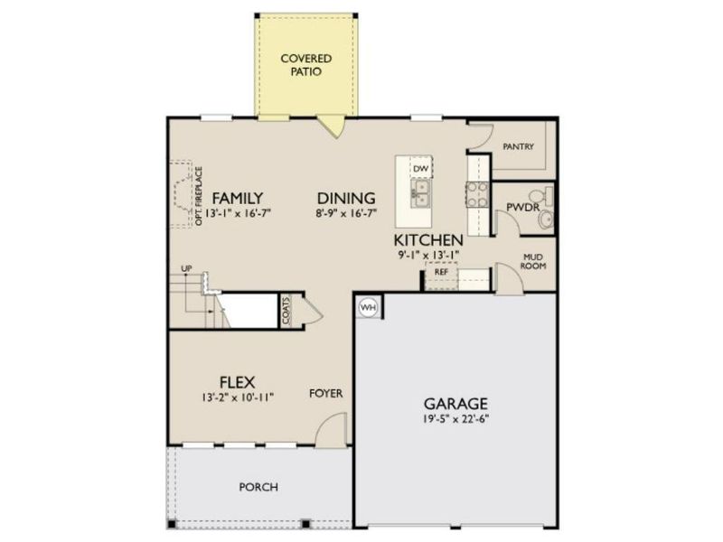 2D floor plan layout of this home in Langston Reserve, Cartersville, GA (Image 4). 2D floor plan layout of this home in Langston Reserve, Cartersville, GA (Image 4).