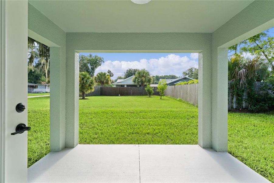 Exterior details and patio area of a home in , Wildwood (Image 3). Exterior details and patio area of a home in , Wildwood (Image 3).