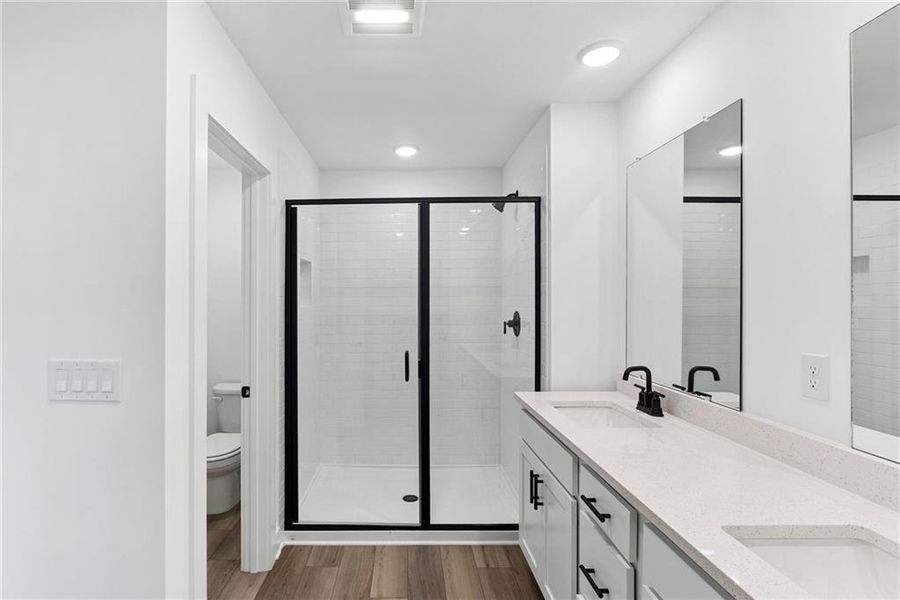 Furnished interior view inside a new home in Grandview Terrace, Canton (Image 7).