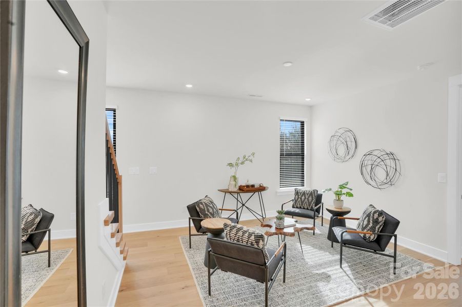 Furnished interior view inside a new home in , Charlotte (Image 14). Furnished interior view inside a new home in , Charlotte (Image 14).