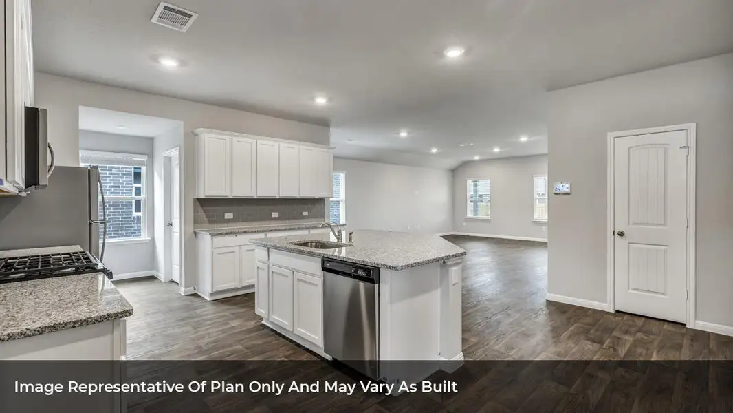 Furnished interior view inside a new home in Bar W Ranch, Leander (Image 5).