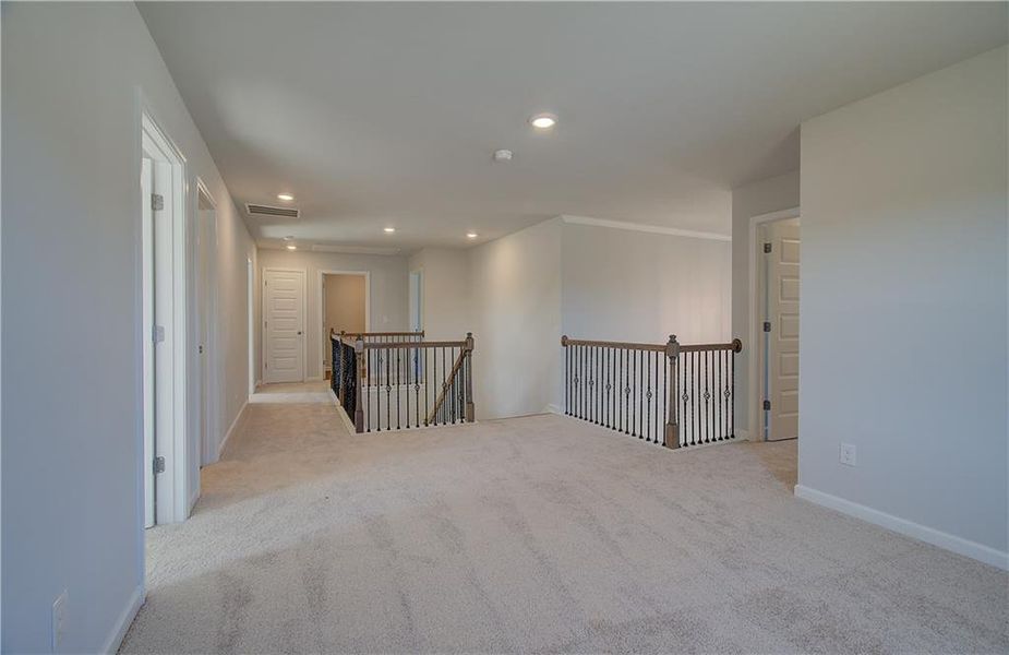 Spacious, unfurnished interior of a new home in Grandview at Millers Mill, Stockbridge (Image 14). Spacious, unfurnished interior of a new home in Grandview at Millers Mill, Stockbridge (Image 14).