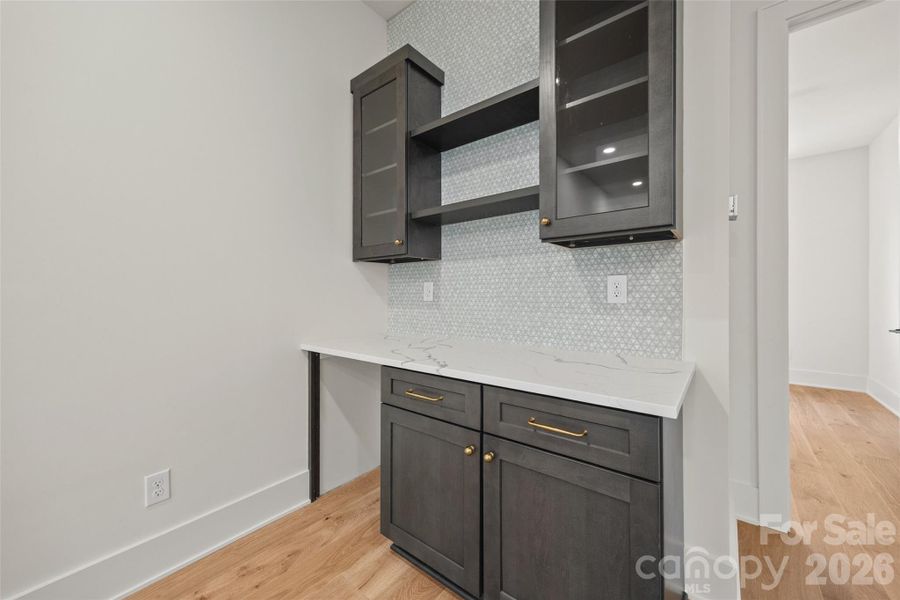 Dry bar, beverage fridge to be installed