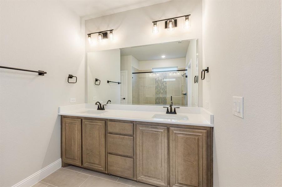 Furnished interior view inside a new home in Sunrise at Garden Valley 60-79, Waxahachie (Image 17). Furnished interior view inside a new home in Sunrise at Garden Valley 60-79, Waxahachie (Image 17).