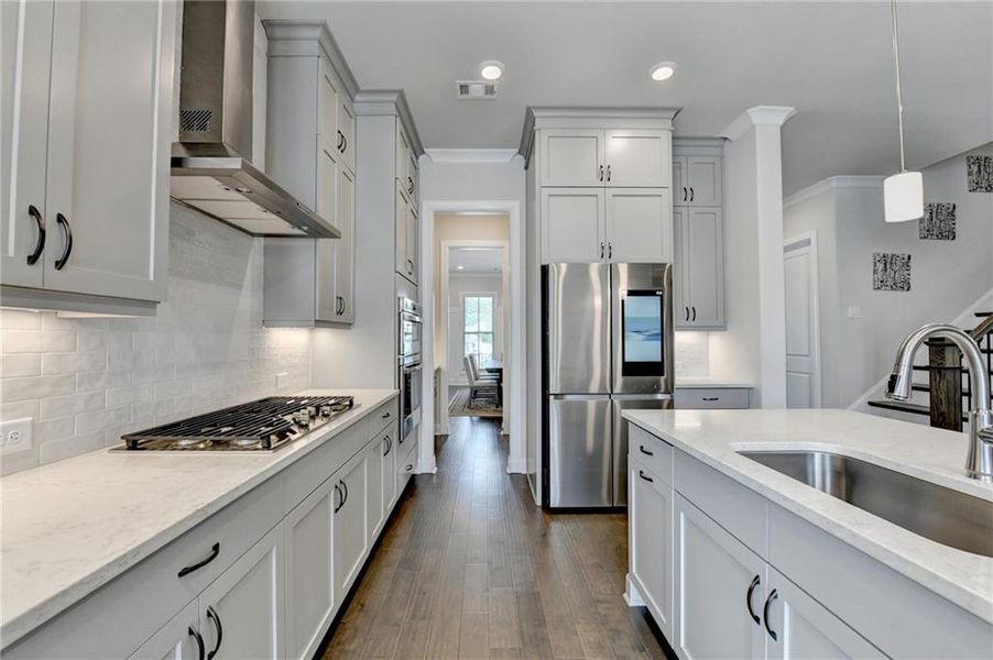 Furnished interior view inside a new home in , Duluth (Image 12).