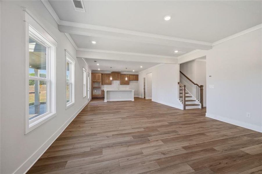 Spacious, unfurnished interior of a new home in Greenefield, Cartersville (Image 16). Spacious, unfurnished interior of a new home in Greenefield, Cartersville (Image 16).