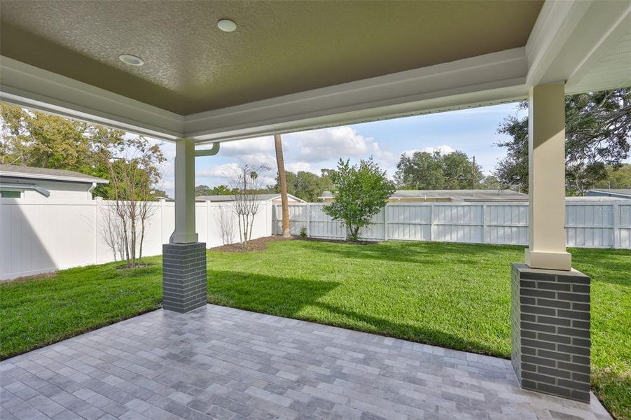 Exterior details and patio area of a home in , Tampa (Image 33). Exterior details and patio area of a home in , Tampa (Image 33).