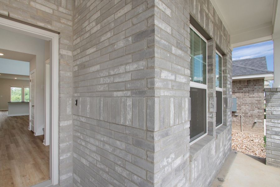Exterior details and patio area of a home in Nolina, Georgetown (Image 35).