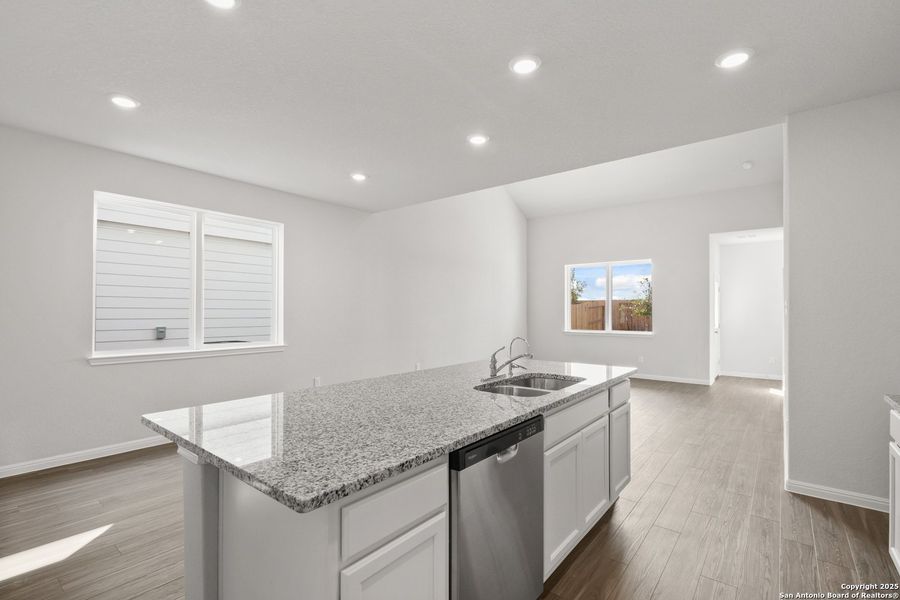 Furnished interior view inside a new home in Timber Creek, San Antonio (Image 8). Furnished interior view inside a new home in Timber Creek, San Antonio (Image 8).