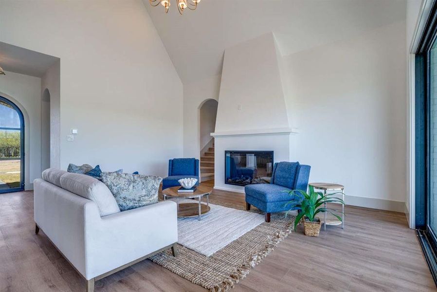 Furnished interior view inside a new home in , Joshua (Image 7).