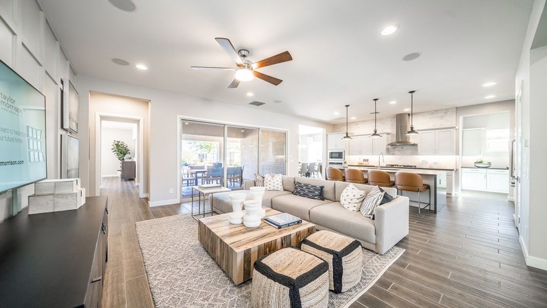 Furnished interior view inside a new home in Estrella, Goodyear (Image 15).