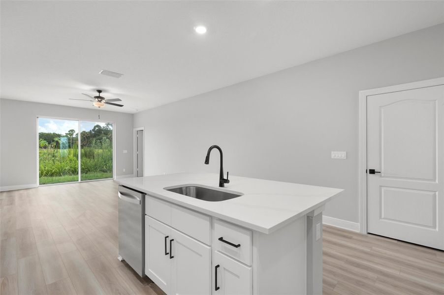 Furnished interior view inside a new home in Celebration Pointe, Fort Pierce (Image 4).