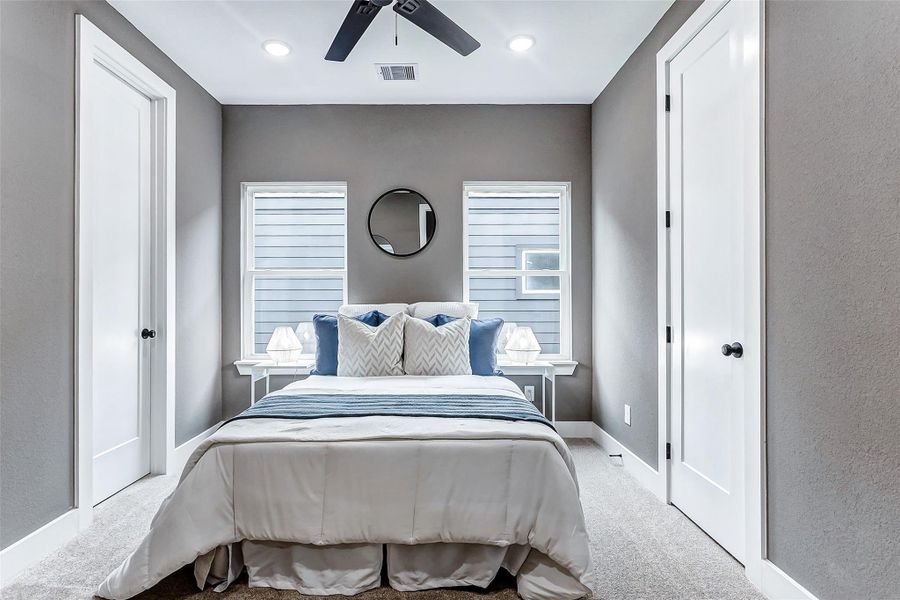 Furnished interior view inside a new home in , Houston (Image 31).