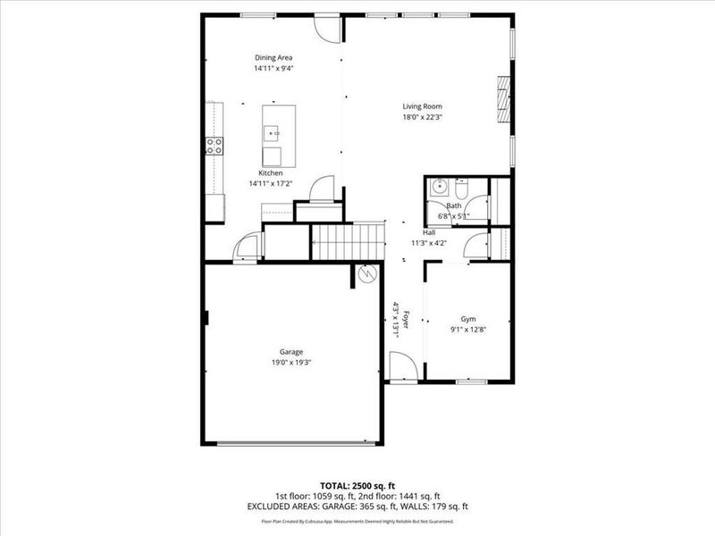 2D floor plan layout of this home in Arrington, Adairsville, GA (Image 7).
