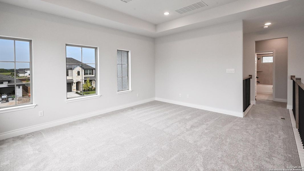 Spacious, unfurnished interior of a new home in Legacy At Lake Dunlap 50', New Braunfels (Image 17). Spacious, unfurnished interior of a new home in Legacy At Lake Dunlap 50', New Braunfels (Image 17).