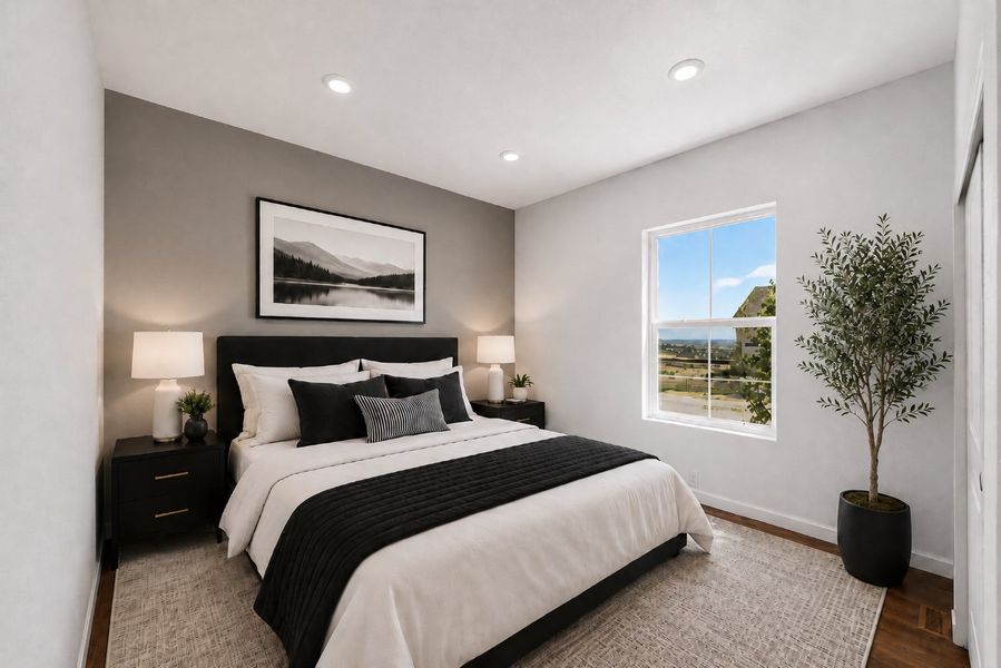 Furnished interior view inside a new home in Trailstone, Arvada (Image 7). Furnished interior view inside a new home in Trailstone, Arvada (Image 7).