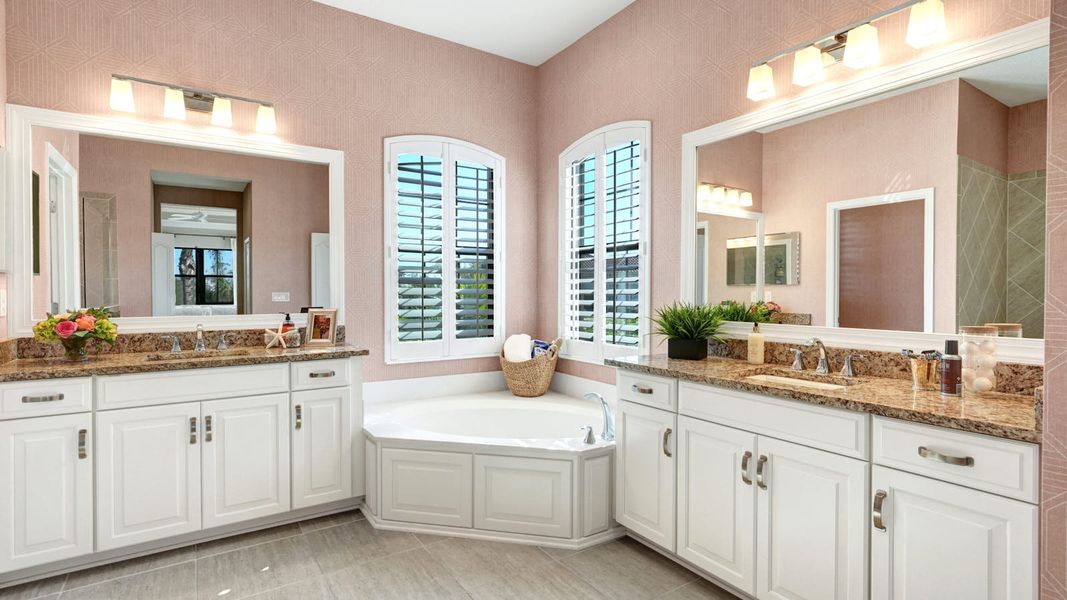 Furnished interior view inside a new home in Grand Park Real Estate and Homes for Sale in Sarasota, FL - Neal Communities, Sarasota (Image 18).