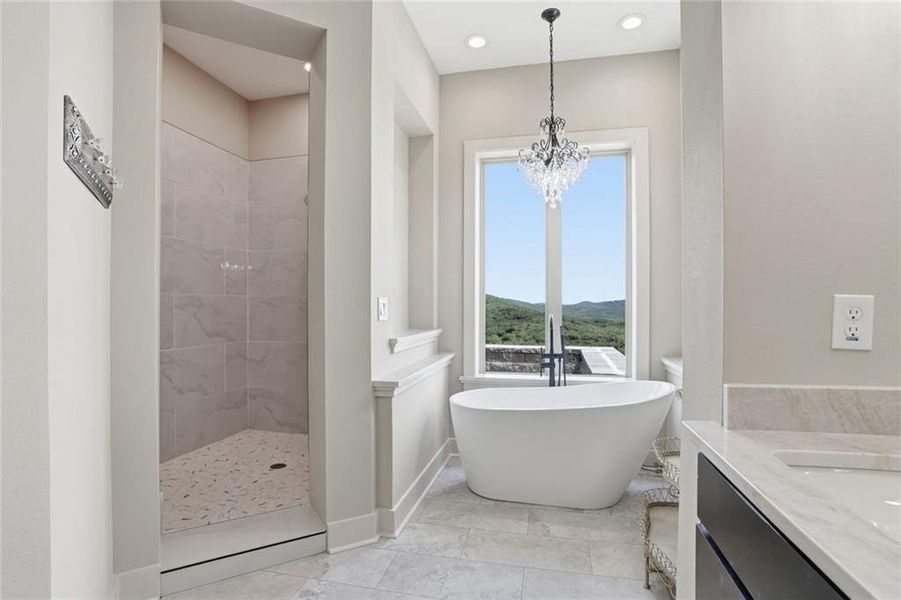 Furnished interior view inside a new home in , Clarkesville (Image 55).