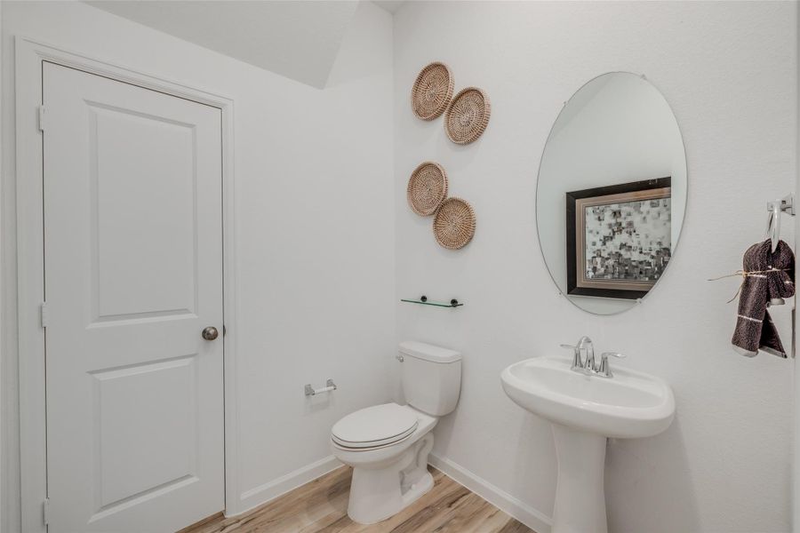 Furnished interior view inside a new home in Bridgeland, Cypress (Image 27).