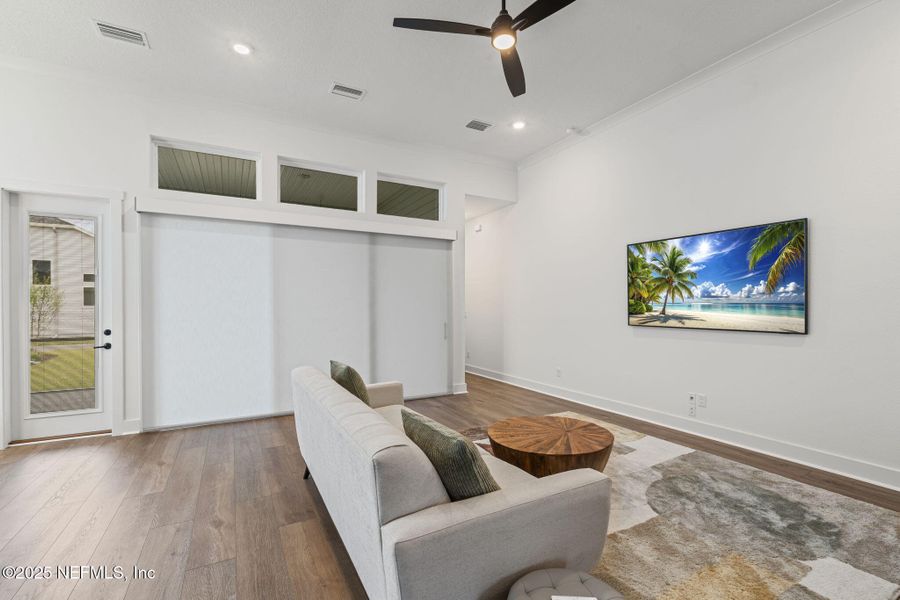 Furnished interior view inside a new home in Seven Pines 50' Rear Entry, Jacksonville (Image 12).