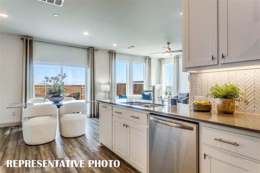 The chef will never be left out of the party in this great floor plan! REPRESENTATIVE PHOTO The chef will never be left out of the party in this great floor plan! REPRESENTATIVE PHOTO