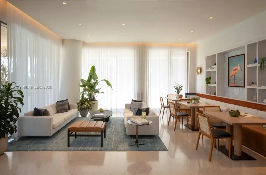 Furnished interior view inside a new home in Mr. C Residences, Miami (Image 11).
