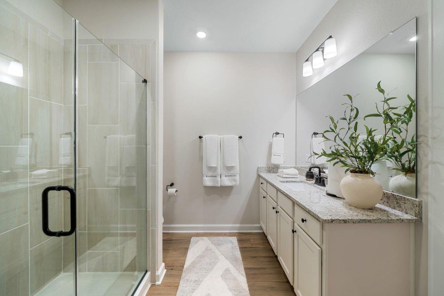 Furnished interior view inside a new home in , Katy (Image 4).