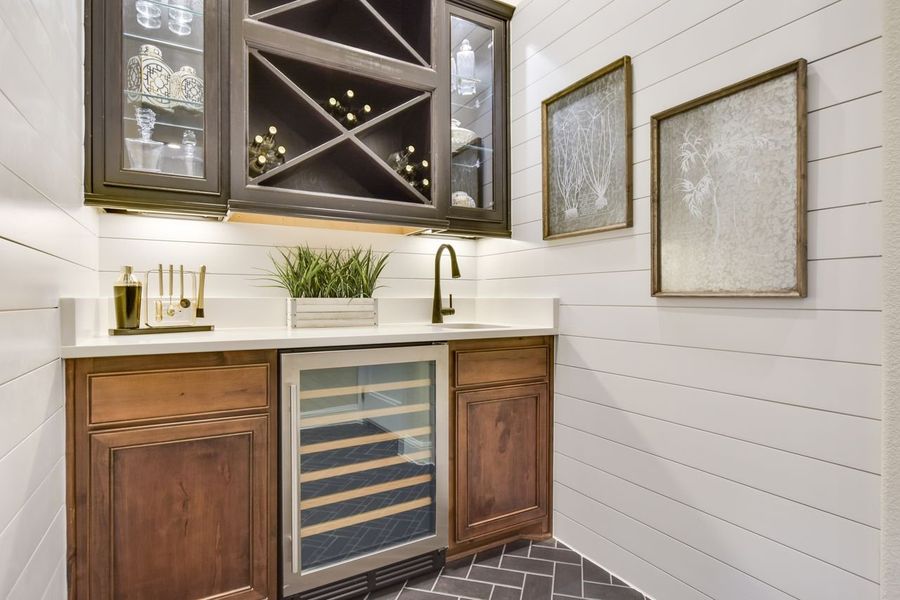 Representative furnished interior of a home built from the Siena II by Giddens Homes in Clearwater Ranch, Liberty Hill (Image 76).