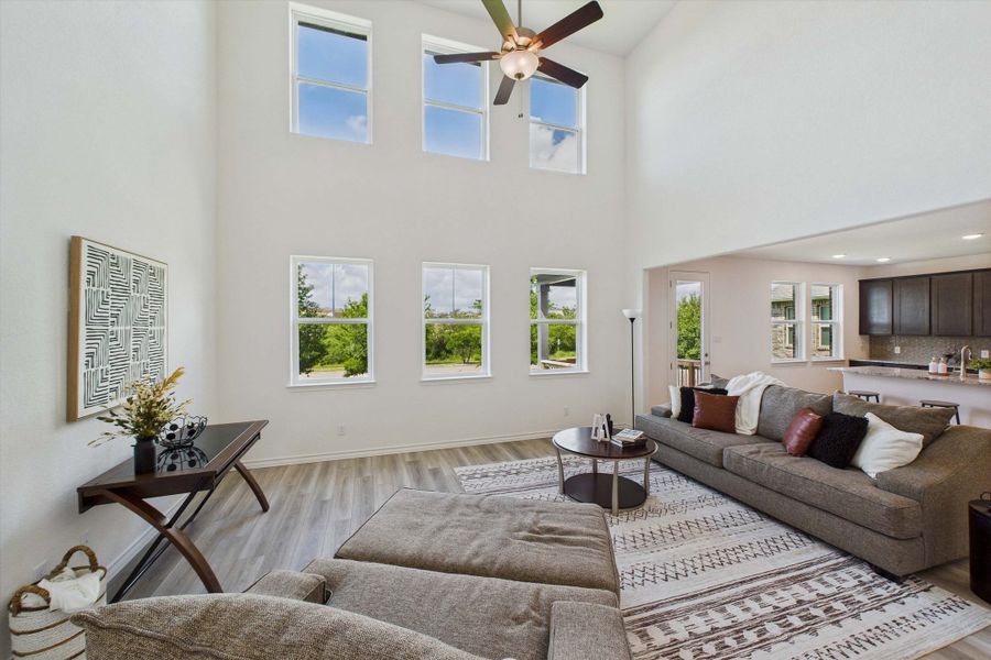 Representative furnished interior of a home built from the The Danbury I by Davidson Homes LLC in The Reserve at Potranco Oaks, Castroville (Image 17).