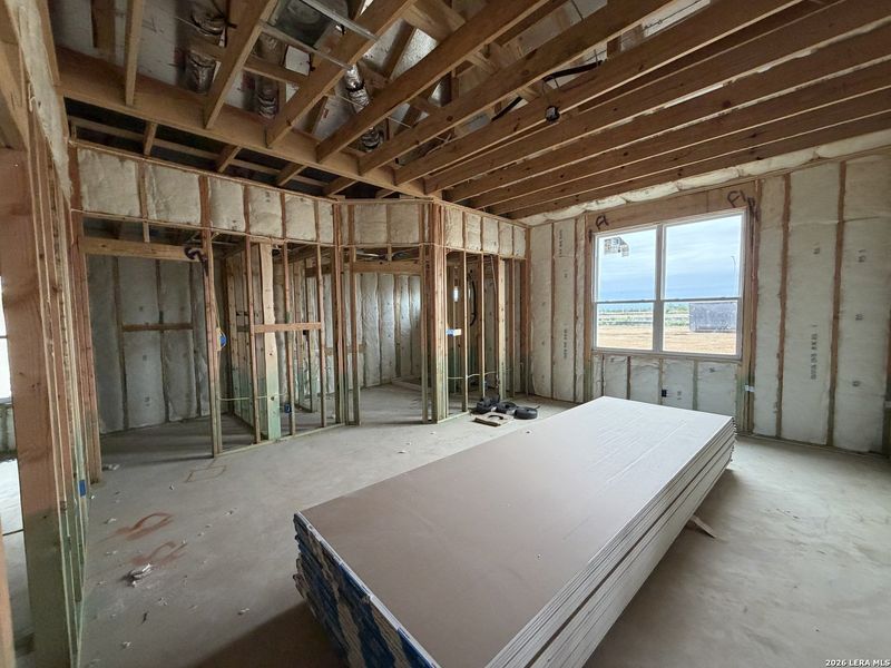 In-progress construction of a new home in Arroyo Ranch, Seguin, TX (Image 9).