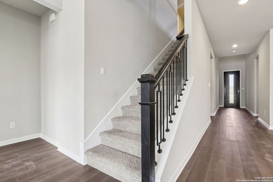 Spacious, unfurnished interior of a new home in Legendary Trails - Classic Series, Cibolo (Image 54). Spacious, unfurnished interior of a new home in Legendary Trails - Classic Series, Cibolo (Image 54).