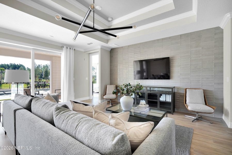 Furnished interior view inside a new home in , Yulee (Image 6).