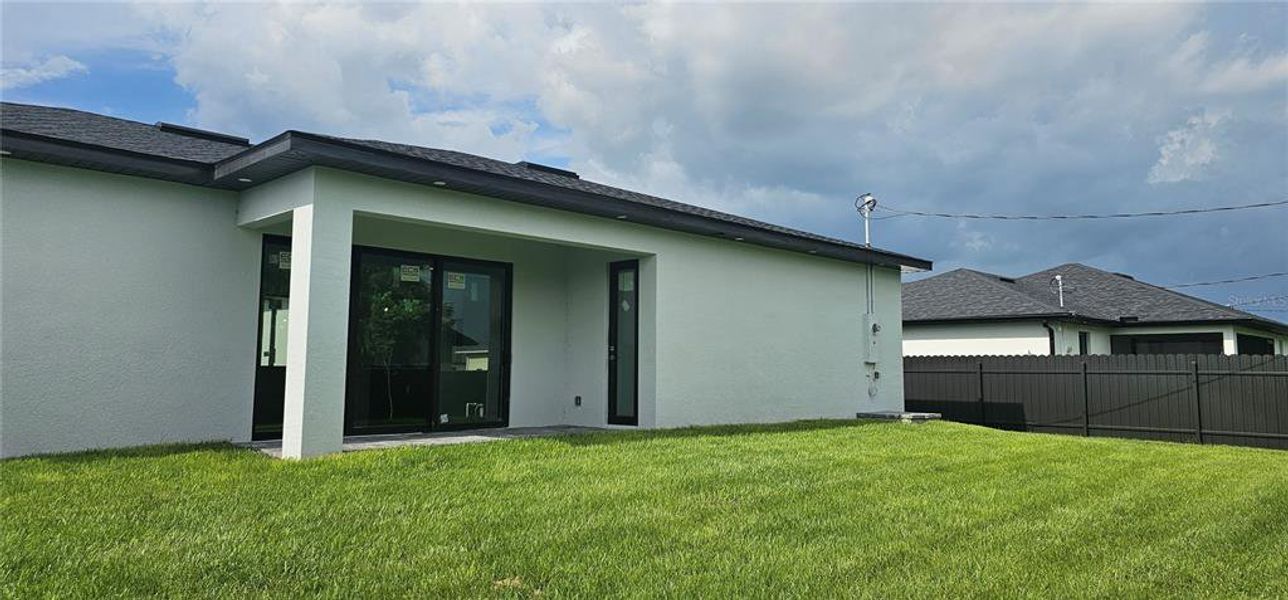 Exterior details and patio area of a home in , Cape Coral (Image 14). Exterior details and patio area of a home in , Cape Coral (Image 14).
