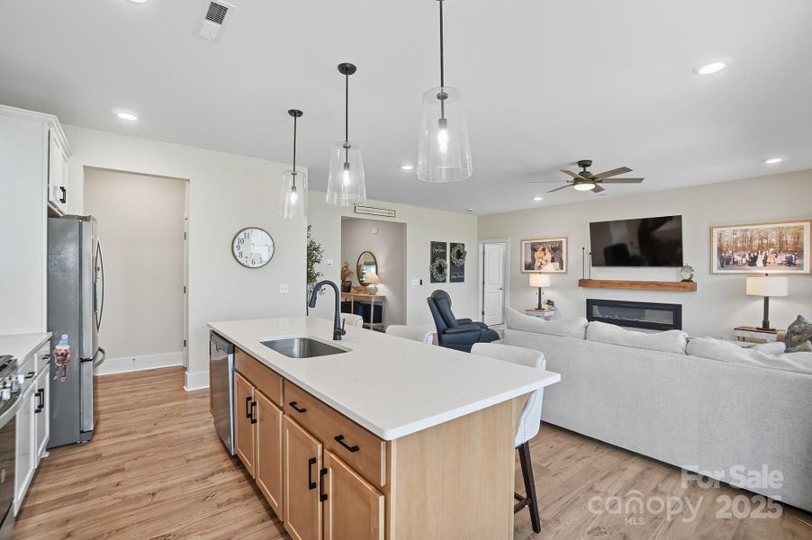Furnished interior view inside a new home in , Monroe (Image 5).