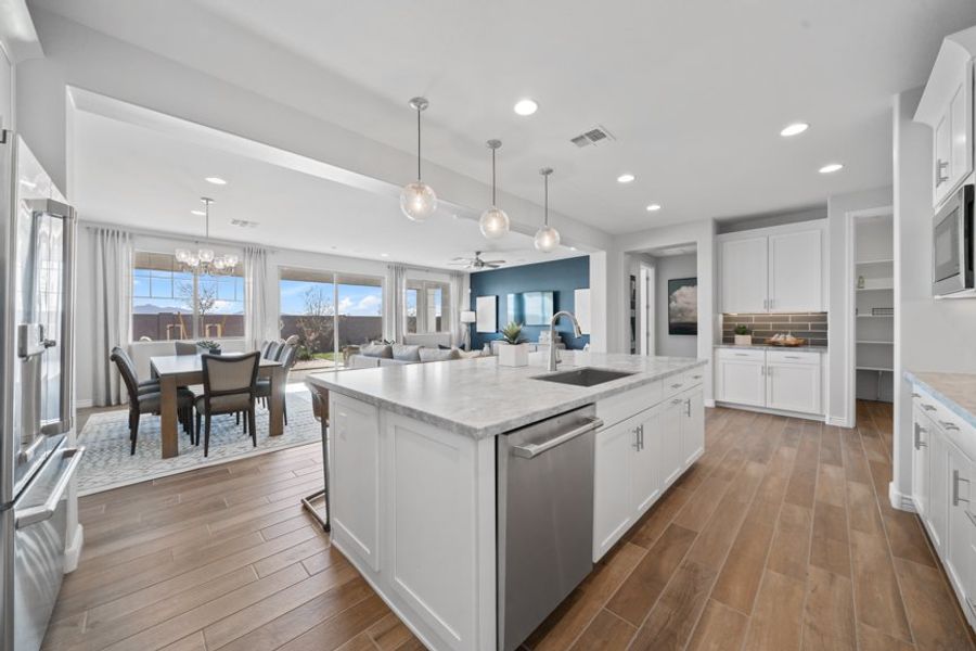 Furnished interior view inside a new home in Parkside, Avondale (Image 12).