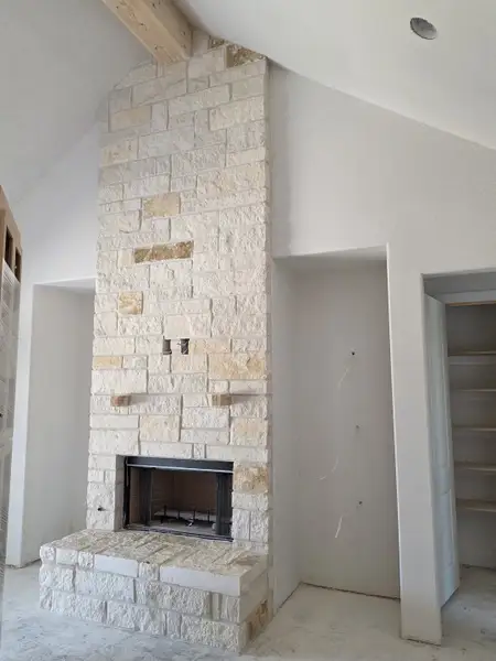 In-progress construction of a new home in Timberview Preserves, Weatherford, TX (Image 5).