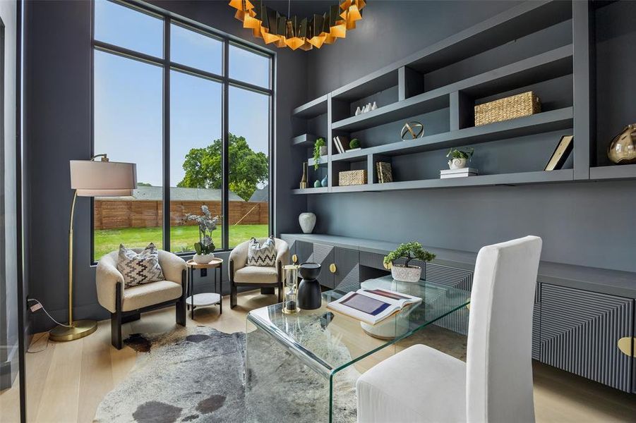 Furnished interior view inside a new home in , Southlake (Image 19).