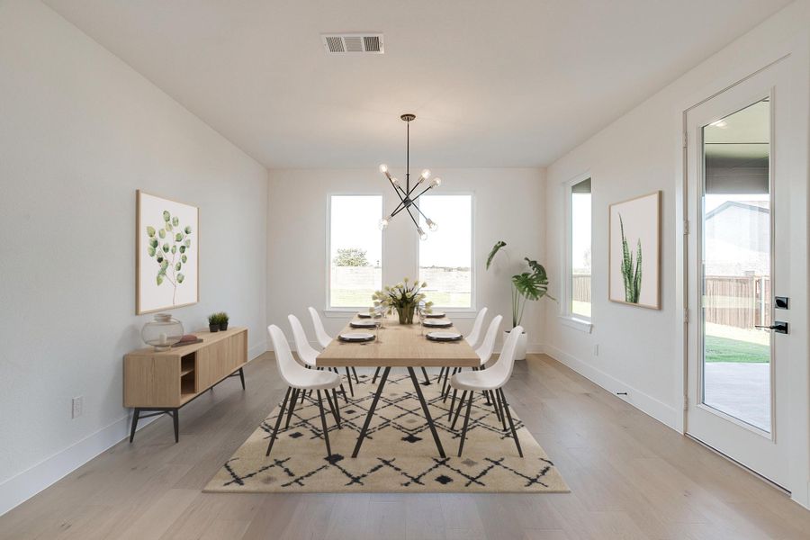 Furnished interior view inside a new home in Sweetgrass, Haslet (Image 6). Furnished interior view inside a new home in Sweetgrass, Haslet (Image 6).