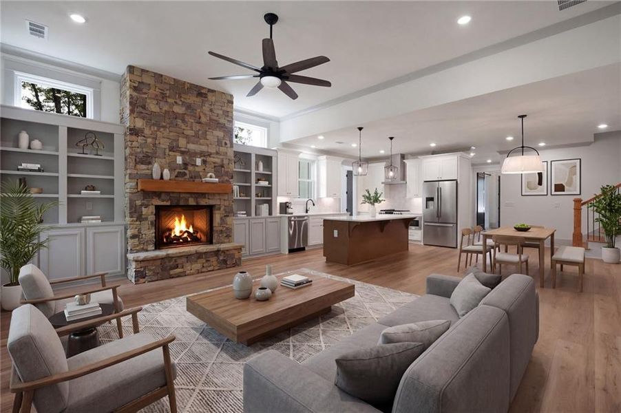 Furnished interior view inside a new home in , Jasper (Image 4).