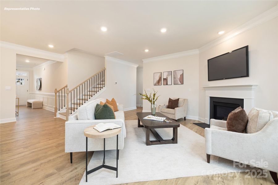 Furnished interior view inside a new home in Oak Grove Hill, Huntersville (Image 13).